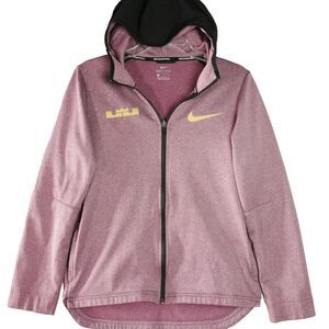 Nike Lebron James Therma Full-Zip Boys Youth Size XL Basketball Hoodie 23 Back